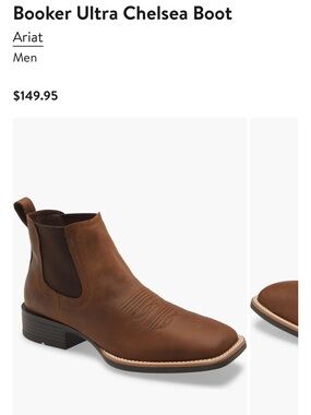 Ariat Mens Booker Ultra Chelsea Boot